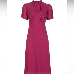Lindy Bop Deep Pink Dress